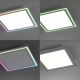 Leuchten Direkt 14900-16 - LED RGB Dimmable ceiling light EDGING LED/24W/230V + remote control
