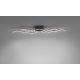Leuchten Direkt 15166-18 - LED Surface-mounted chandelier WAWE LED/28W/230V black