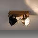 Leuchten Direkt 15172-18 - Spotlight BEETLE 2xE14/10W/230V pine