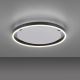 Leuchten Direkt 15391-13 - LED Dimmable ceiling light RITUS LED/20W/230V black