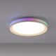 Leuchten Direkt 15544-16 - LED RGB Dimmable ceiling light RIBBON LED/15W/230V + remote control