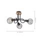Leuchten Direkt 15923-79 - Surface-mounted chandelier EUGEN 3xE14/40W/230V oak