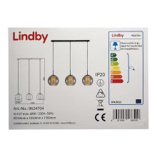 Lindby - Chandelier on a string YELA 3xE27/60W/230V