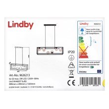 Lindby - LED Chandelier on a string UTOPIA 6xG9/5W/230V