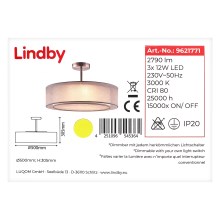 Lindby - LED Dimmable chandelier on a pole PIKKA 3xLED/12W/230V