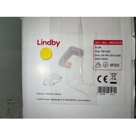 Lindby - LED Wall light JULIKA 1xG9/5W/230V