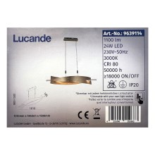 Lucande - LED Dimmable chandelier on a string MARIJA LED/24W/230V