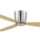 Lucci air 210519 - Ceiling fan AIRFUSION RADAR chrome/wood + remote control