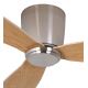 Lucci air 210519 - Ceiling fan AIRFUSION RADAR chrome/wood + remote control