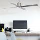 Lucci Air 210520 - Ceiling fan AIRFUSION CLIMATE wood/matte chrome + remote control