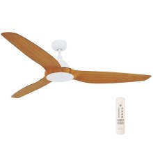 Lucci air 211011 - Ceiling fan AIRFUSION TYPE A brown/white + remote control