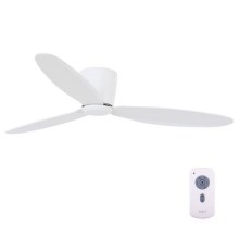 Lucci Air 212870 - Ceiling fan AIRFUSION RADAR wood/white + remote control