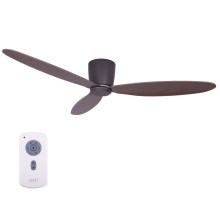 Lucci air 212883 - Ceiling fan AIRFUSION RADAR wood/brown + remote control