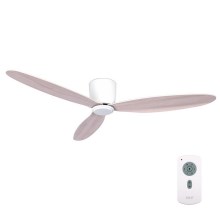 Lucci Air 212885 - Ceiling fan AIRFUSION RADAR wood/white/beige + remote control