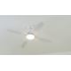 Lucci Air 212994 - LED Ceiling fan ARIA LED/18W/230V white + remote control