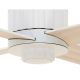 Lucci air 213171 - LED Ceiling fan NEWPORT wood/white/beige + remote control