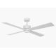 Lucci air 213171 - LED Ceiling fan NEWPORT wood/white/beige + remote control