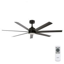 Lucci air 213183 - Ceiling fan ATLANTA 1xGX53/12W/230V + remote control