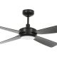 Lucci air 213303 - LED Dimmable ceiling fan SLIPSTREAM 1xGX53/12W/230V black + remote control