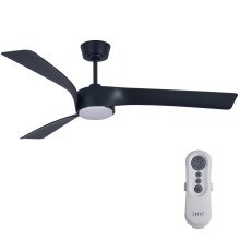 Lucci air 213358 - LED Dimmable ceiling fan LINE 1xGX53/12W/230V black + remote control