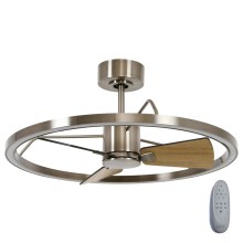 Lucci air 21611749 - LED Dimmable ceiling fan CESSNA LED/36W/230V 3000/4000/5000K matte chrome + remote control