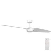 Lucci air 21615349 - Ceiling fan CONDOR white + remote control