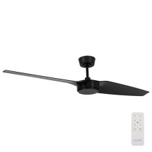 Lucci air 21615449 - Ceiling fan CONDOR black + remote control