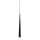 LUXERA 48002 - Chandelier on a string EBONY 1xG9/33W/230V