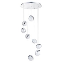 Luxera 62433 - LED chandelier on a string MALCOM 8xLED/8W/230V