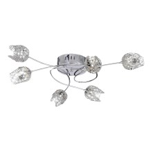 LUXERA 64039 - Attached chandelier DELPHI 6xG4/20W/230V