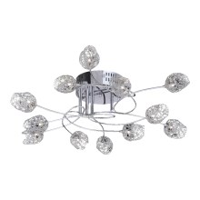 LUXERA 64040 - Attached chandelier DELPHI 12xG4/20W/230V