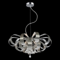 LUXERA 64409 - Crystal chandelier on a string RIBBON CRYSTAL 6xG9/33W/230V