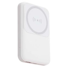 Magnetic Power Bank with wireless charging Power Delivery 10 000mAh/20W/3,7V white