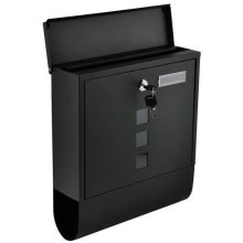Mailbox 34x30,7 cm black