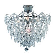 Markslöjd 100511 - Crystal attached chandelier ROSENDAL 4xE14/40W/230V