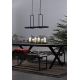 Markslöjd 105780 - LED Dimming chandelier on a chain TRAY 3xLED/3W/230V black