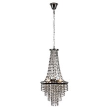 Markslöjd 108124 - Crystal chandelier on a string ALLINGTON 3xE14/25W/230V black