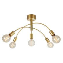 Markslöjd 108285 - Surface-mounted chandelier CYGNUS 5xE27/40W/230V gold