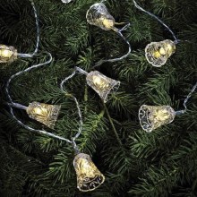 Markslöjd 703237 - LED Christmas chain BELL 10xLED 2,1m