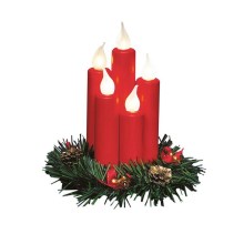 Markslöjd 704017 - LED Christmas candlestick HANNA 5xE10/0,06W/230V