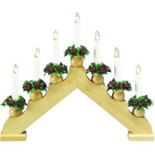 Markslöjd 8314,300 - LED Christmas candlestick TOMAS 7xE10/3W/230V