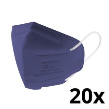 Media Sanex Respirator children's size FFP2 NR Dark blue 20pcs