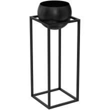 Metal flowerpot 81,3x29 cm black