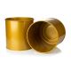 Metal flowerpot OSLO 55x21 cm gold