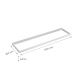 Metal frame for the installation of LED panels 1200x300 mm white