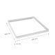 Metal frame for the installation of LED panels 600x600 mm white