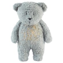 Moonie 8604MOO - Children's small night lamp bear grey