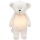 Moonie - Snuggle buddy with a melody and light little bear cream