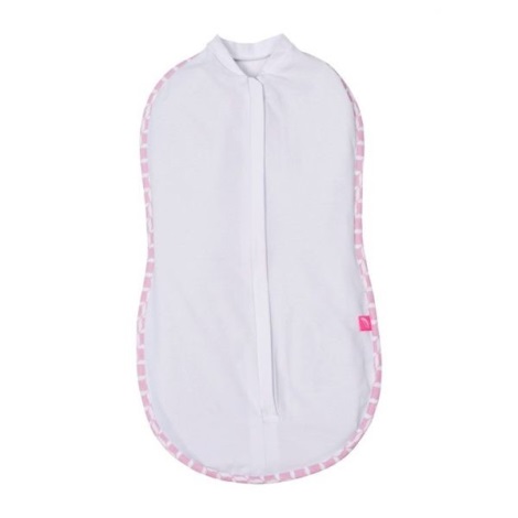MOTHERHOOD - Swaddle blanket Zip & swaddle CLASSICS 2.5-5 kg pink