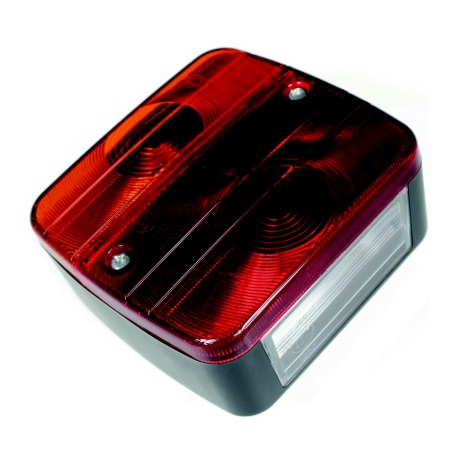 Multifunctional rear light MULTI H1/47W/12-24V IP67 red